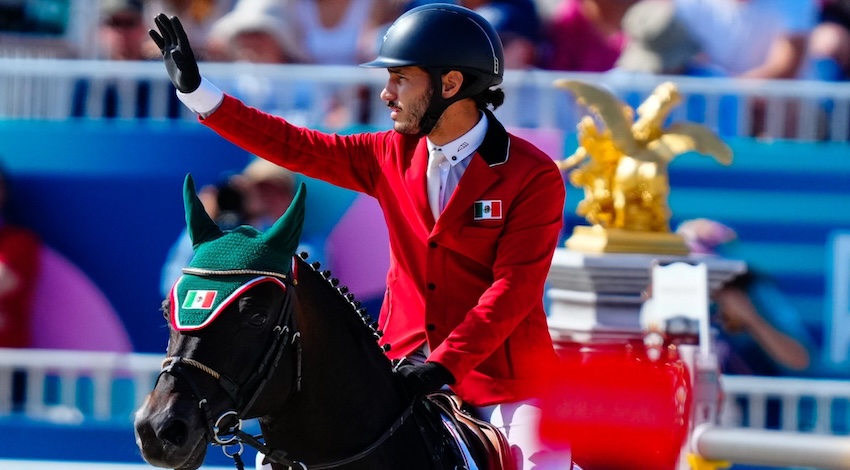 Andrés Azcárraga y su caballo Contendros 2