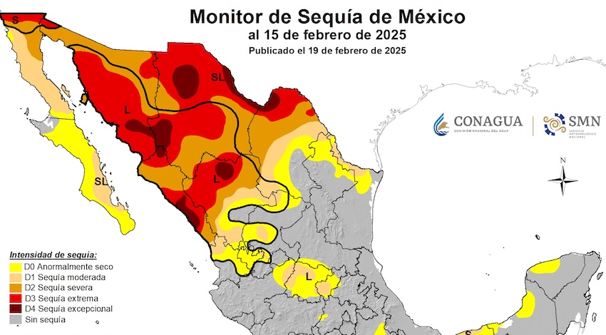 Monitor de Sequía de México 