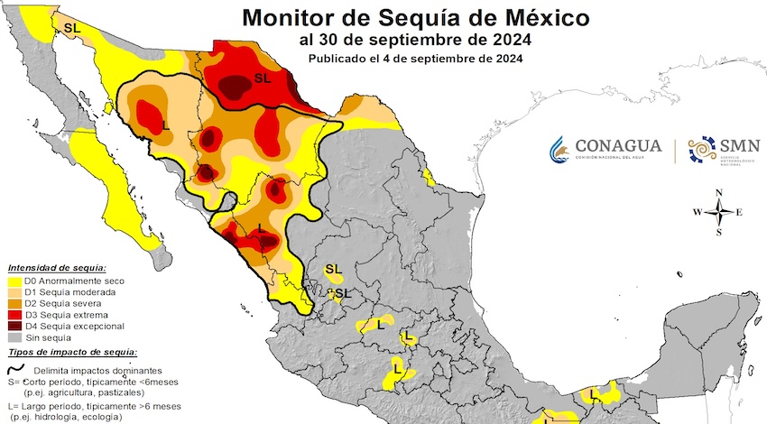 Monitor de Sequía de México 