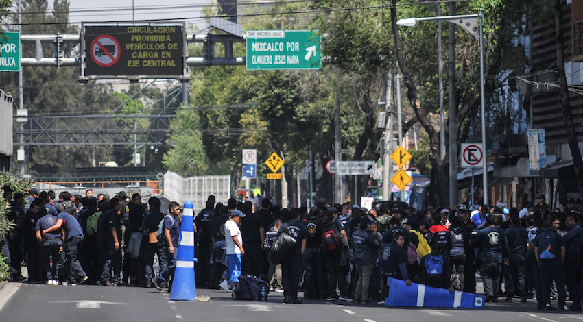 Bomberos bloqueo CDMX