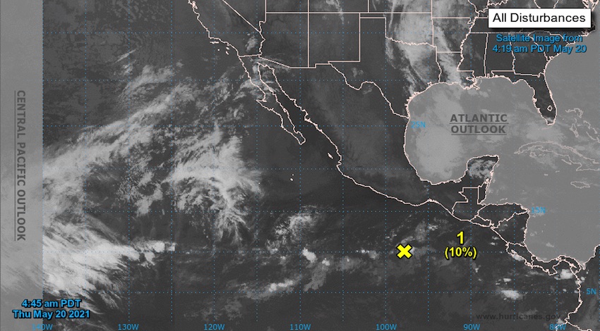 Baja presión Océano Pacífico