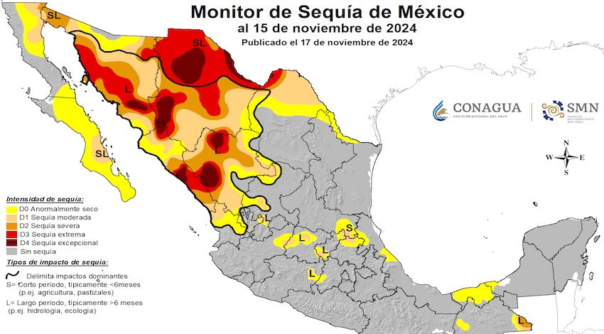 Monitor de Sequía de México 