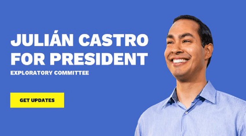 Julián Castro busca Presidencia de Estados Unidos